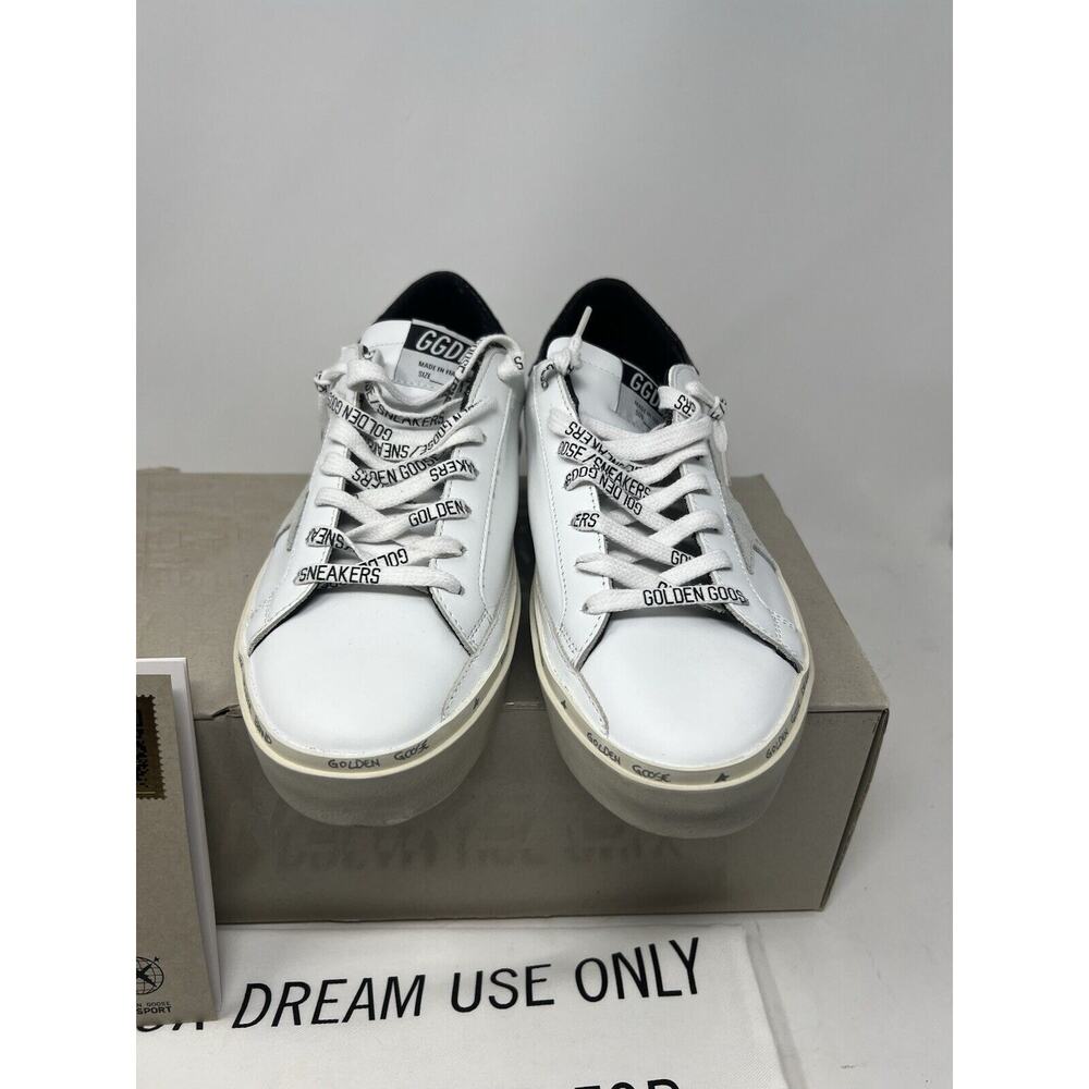 NIB Golden Goose Hi Star Sneaker White / Ice / Black Python Print Suede Star 40 - Picture 4 of 10